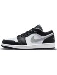 画像1: Air Jordan 1 Low Blk/Wht/M.Gry 553558-040 Jordan ジョーダン シューズ   【海外取寄】 (1)