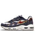 画像1: Air Max 96 II QS Blackened Blu/Gym Red/U.Gold DJ6742-400 Nike ナイキ シューズ   【海外取寄】 (1)