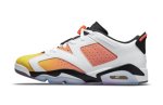 画像1: Air Jordan 6 Retro Low "Dongdan" Wht/Blk Yellow/Org DC1048-110 Jordan ジョーダン シューズ   【海外取寄】 (1)