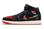 画像1: Air Jordan 1 Mid "Siempre Famillia" Blk/Sail-Roma Green/Chile Red DN4904-001 Jordan ジョーダン シューズ   【海外取寄】 (1)