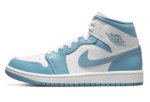 画像1: Wmns Air Jordan 1 Mid UNC Sail/Worn Blue BQ6472-141 Jordan ジョーダン シューズ   【海外取寄】【WOMEN'S】 (1)