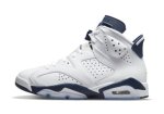 画像1: Air Jordan 6 Retro  White/Mid night Navy CT8529-141 Jordan ジョーダン ミッドナイト　ネイビー シューズ   【海外取寄】 (1)