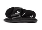 画像1: UA Ignite VI Slide Sandals Black/White 3022711-003 UnderArmour アンダーアーマー サンダル シューズ   【海外取寄】 (1)