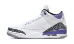 画像1: AIR JORDAN 3 RETRO Dark Iris White/Black/Cement Grey CT8532-105 Jordan ジョーダン シューズ   【海外取寄】 (1)