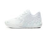 画像1: MB.01 Team Lo GS White/Silver 377368-04 Puma プーマ ラメロボール シューズ   【海外取寄】【GS】キッズ (1)