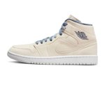 画像1: Wmns Air Jordan 1 Mid SE SANDDRIFT Sail/Indigo DM9126-104 Jordan ジョーダン シューズ   【海外取寄】【WOMEN'S】 (1)