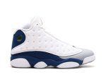 画像1: Air Jordan 13  Retro   White/French Blue/Gray 414571-164 Jordan ジョーダン シューズ   【海外取寄】 (1)