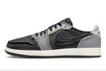 画像1: Air Jordan 1 Low Retro OG Ex Black/Fire Red-Dark Smoke Grey DV0982-006 Jordan ジョーダン シューズ   【海外取寄】 (1)