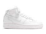 画像1: Wmns Air Force 1 Mid '07 White DD9625-100 Nike ナイキ シューズ   【海外取寄】【WOMEN'S】 (1)