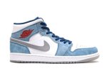 画像1: Air Jordan 1 Mid SE  FRENCH BLUE/RED/GRAY DN3706-401 Jordan ジョーダン シューズ   【海外取寄】 (1)