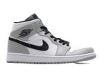 画像1: Air Jordan 1 Mid  SMOKE GRAY/BLACK-WHITE 554724-092 Jordan ジョーダン シューズ   【海外取寄】 (1)