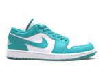 画像1: Wmns Air Jordan 1 Low WHITE/EMERALD DC0774-132 Jordan ジョーダン シューズ   【海外取寄】【WOMEN'S】 (1)