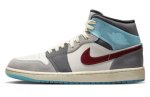 画像1: Air Jordan 1 Mid SE XPLORATION UNIT Sail/Grey-Blue-Red FB1870-161 Jordan ジョーダン シューズ   【海外取寄】 (1)