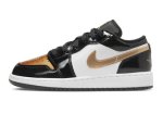 画像1: Air Jordan 1 Low SE GS Black/Metallic Gold/White DR6970-071 Jordan ジョーダン シューズ   【海外取寄】【GS】キッズ (1)