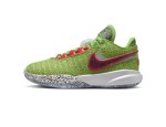 画像1: Lebron 20 GS CHRISTMAS Green/Red DQ8646-300 Nike ナイキ シューズ  レブロン ジェームス 【海外取寄】【GS】キッズ (1)