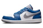 画像1: Air Jordan 1 Low   True Blue/Gray/White 553558-412 Jordan ジョーダン シューズ   【海外取寄】 (1)