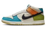 画像1: Dunk Mid　Pale Ivory Ivory/Black/ Orange DV0830-100 Nike ナイキ キャンパス シューズ   【海外取寄】 (1)