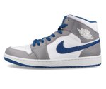 画像1: Air Jordan 1 Mid   True Blue GREY/WHITE/TRUE BLUE DQ8426-014 Jordan ジョーダン シューズ   【海外取寄】 (1)