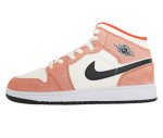 画像1: Air Jordan 1 Mid SE GS  ORANGE/BLACK-SAIL DV1336-800 Jordan ジョーダン シューズ   【海外取寄】【GS】キッズ (1)