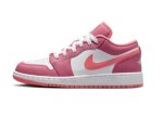 画像1: Air Jordan 1 Low Desert Berry White/Pink 553560-616 Jordan ジョーダン シューズ   【海外取寄】【GS】キッズ (1)