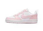 画像1: COURT BOROUGH Low 2 GS White/Pink DQ0492-100 Nike ナイキ シューズ   【海外取寄】【GS】キッズ (1)