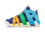 画像1: Air More Uptempo GS Kaleidoscope  Deep Royal Blue/Yellow FJ0693-455 Nike ナイキ エアー　モア　アップテンポ シューズ  スコッティ ピッペン 【海外取寄】【GS】キッズ (1)