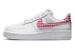 画像1: WMNS AIR FORCE 1 '07  Whit/Red DZ2784-101 Nike ナイキ Gingham Plaid シューズ   【海外取寄】 (1)