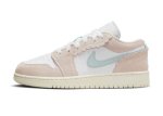 画像1: Air Jordan 1 Low SE  GS White/Pink/Blue DZ5356-800 Jordan ジョーダン シューズ   【海外取寄】【GS】キッズ (1)