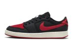 画像1: AJKO  1 Low Bred Black/Red DX4981-006 Jordan ジョーダン シューズ   【海外取寄】 (1)