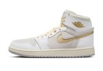 画像1: Air Jordan 1 High Zoom Air CMFT 2 White/Gray/Gold DV1307-107 Jordan ジョーダン コンフォート シューズ   【海外取寄】 (1)