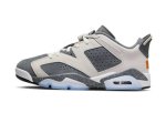 画像1: Air Jordan 6 Retro Low PSG  Light Bone/Orange/Iron Grey DZ4133-008 Jordan ジョーダン パリ・サンジェルマン シューズ   【海外取寄】 (1)