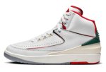 画像1: Air Jordan 2 Retro Origins White/Fire Red/Green/Sail DR8884-101 Jordan ジョーダン シューズ   【海外取寄】 (1)