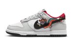 画像1: Dunk Low GS　CNY Year Of the Dragon White/Black/University Red FZ5528-101 Nike ナイキ シューズ   【海外取寄】【GS】キッズ (1)