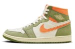 画像1: Air Jordan 1 High Retro OG Craft　 Celadon/Olive/Orange/Coconut Milk/Pale Ivory FB9934-300 Jordan ジョーダン シューズ   【海外取寄】 (1)