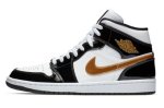 画像1: Air Jordan 1 Mid  White/Black/Metallic Gold 852542-007 Jordan ジョーダン シューズ   【海外取寄】 (1)