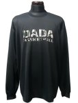 画像1: DADA Big Logo Long Tee Blk/Camo DA10-004C BLK DADA ダダ ダダ　ビッグ　ロゴ　ロング　 Tシャツ ウエア 秋冬物 【MEN'S】【SALE商品】 (1)