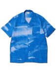 画像1: RIPPLE FLOW ALOHA SHIRTS BLUE 119-023010 BL AKTR アクター Tシャツ ウエア  【MEN'S】【SALE商品】 (1)
