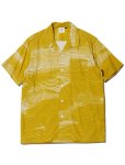 画像1: RIPPLE FLOW ALOHA SHIRTS YELLOW 119-023010 YL AKTR アクター Tシャツ ウエア  【MEN'S】【SALE商品】 (1)