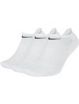 画像1: Everyday Cushion No-show Socks 3PK Wht SX7673-100 LOWソックス Nike ナイキ ソックス  【SALE商品】 (1)