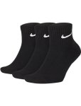 画像1: Everyday Cushion Quater Socks 3PK Blk SX7667-010 MDQTRソックス Nike ナイキ ソックス  【SALE商品】 (1)