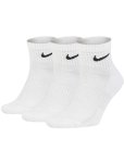 画像1: Everyday Cushion Quater Socks 3PK Wht SX7667-100 MDQTRソックス Nike ナイキ ソックス  【SALE商品】 (1)