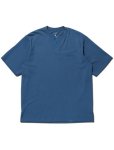 画像1: HENLEY NECK S/S TEE BLUE 120-014005 BL AKTR アクター Tシャツ ウエア  【MEN'S】【SALE商品】 (1)