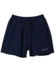 画像1: SHORT WIDE PANTS NAVY 220-006002 NV AKTR アクター Shorts ショーツ バスパン ウエア  【MEN'S】 (1)