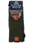 画像1: NEO FUTURE SOCKS OLIVE 220-026021 OL CREWソックス AKTR アクター ソックス (1)