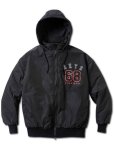 画像1: x68 23+45 WARM UP JACKET BLACK 220-073010 BK AKTR アクター ジャケット アウトウエア ウエア 秋冬物 【MEN'S】 (1)