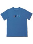 画像1: MULTI COLOR AKTR TEE BLUE 121-007005 BL AKTR アクター Tシャツ ウエア  【MEN'S】【SALE商品】 (1)