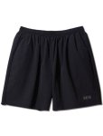 画像1: SHORT WIDE PANTS BLACK 121-011002 BK AKTR アクター Shorts ショーツ バスパン ウエア  【MEN'S】 (1)