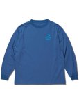 画像1: SUNRISE L/S TEE BLUE 121-052005 BL AKTR アクター ロング　Tシャツ ウエア 秋冬物 【MEN'S】【SALE商品】 (1)