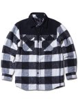 画像1: DAAD WOOL JACKET WHITExBLACK 121-079010 WHxBK AKTR アクター ジャケット アウトウエア ウエア 秋冬物 【MEN'S】【SALE商品】 (1)