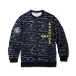 画像1: x68 CITY CAMO CREWNECK SWEAT Blk 221-096010 BK AKTR アクター スウェット アウトウエア ウエア  【MEN'S】 (1)